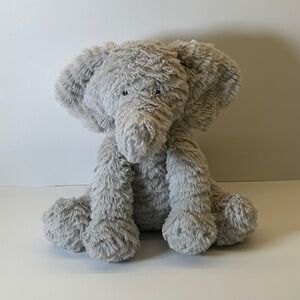 Jellycat Medium Fuddlewuddle Light Grey Elephant Plush Retired (D2)